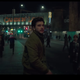 Marvel's Eternals character Dane Whitman (Kit Harington) stares in horror at an oncoming bus.